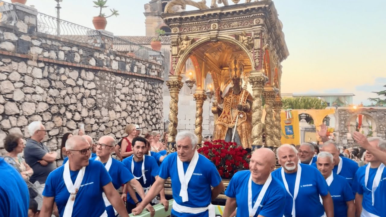 FESTA DI SAN PANCRAZIO Patrono di Taormina 2025 #taormina #sanpancrazio #sicilia