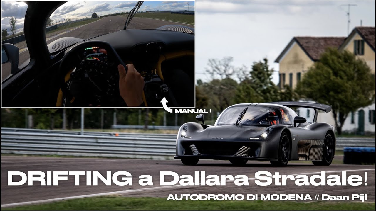 POV Onboard in the MANUAL Dallara Stradale on Track | Modena Circuit