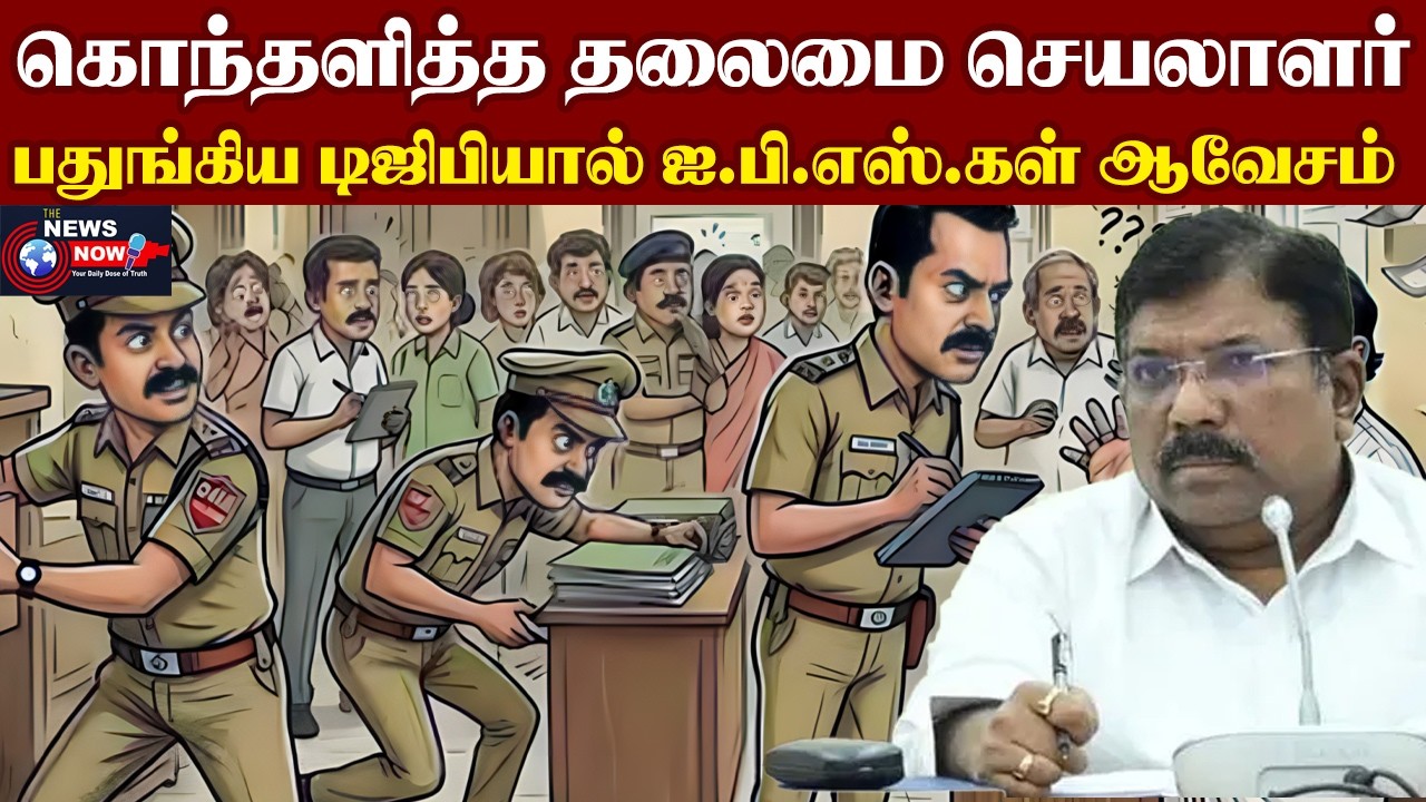 கொந்தளித்த தலைமை செயலாளர்... பதுங்கிய டிஜிபியால் ஐ.பி.எஸ்.கள் ஆவேசம் | The News Now