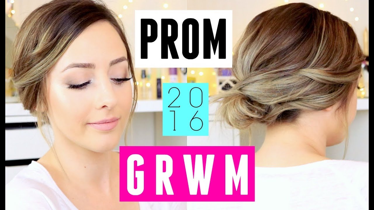 Prom 2016 Get Ready With Me! EASY Makeup, Hair + Dress Ideas!