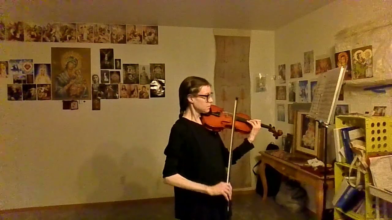Anna Stafford's violin lessons; Brahms Symphony 1 in Cm orchestral excerpts