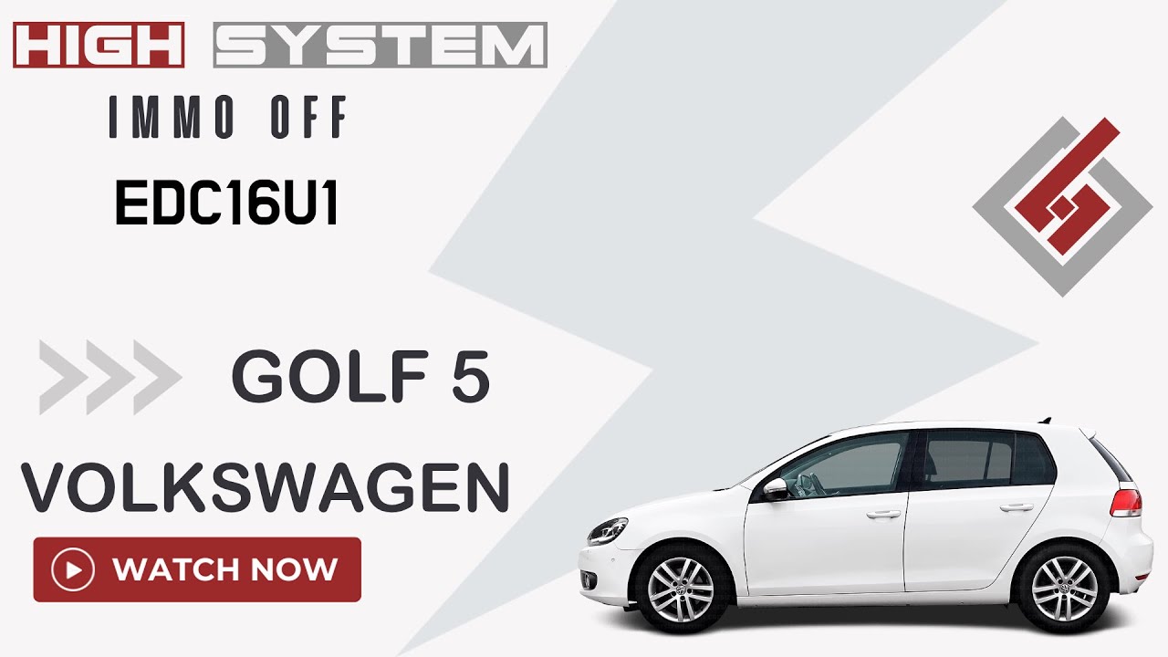 VW GOLF 5 IMMO OFF
