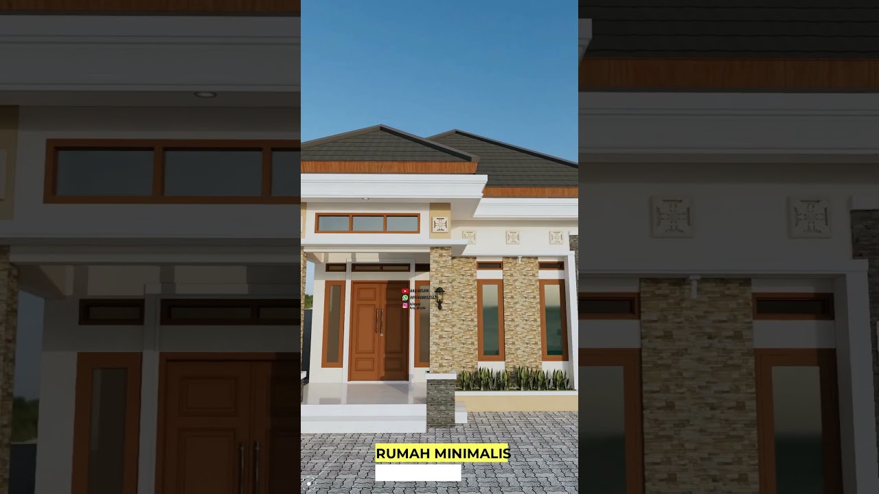 RUMAH MINIMALIS MODERN 7X14m Leter L#short #rumahminimalis
