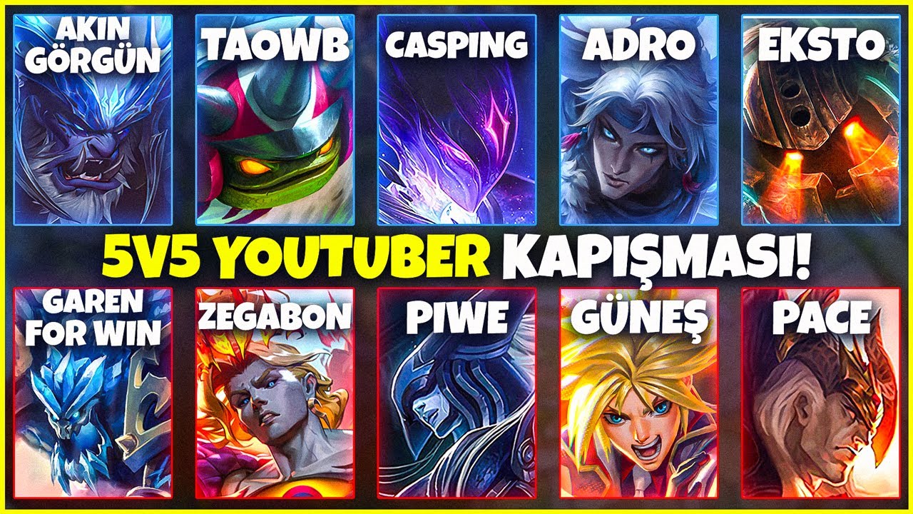 5V5 YOUTUBER KAPIŞMASI!