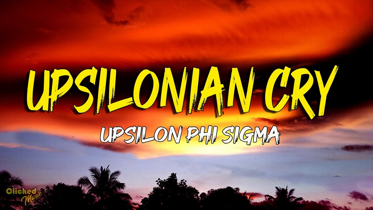 Upsilonian Cry Lyrics Video (Upsilon Phi Sigma 1935)