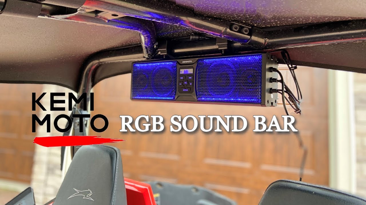 Ride in Style: KEMIMOTO UTV Sound Bar Install and Review