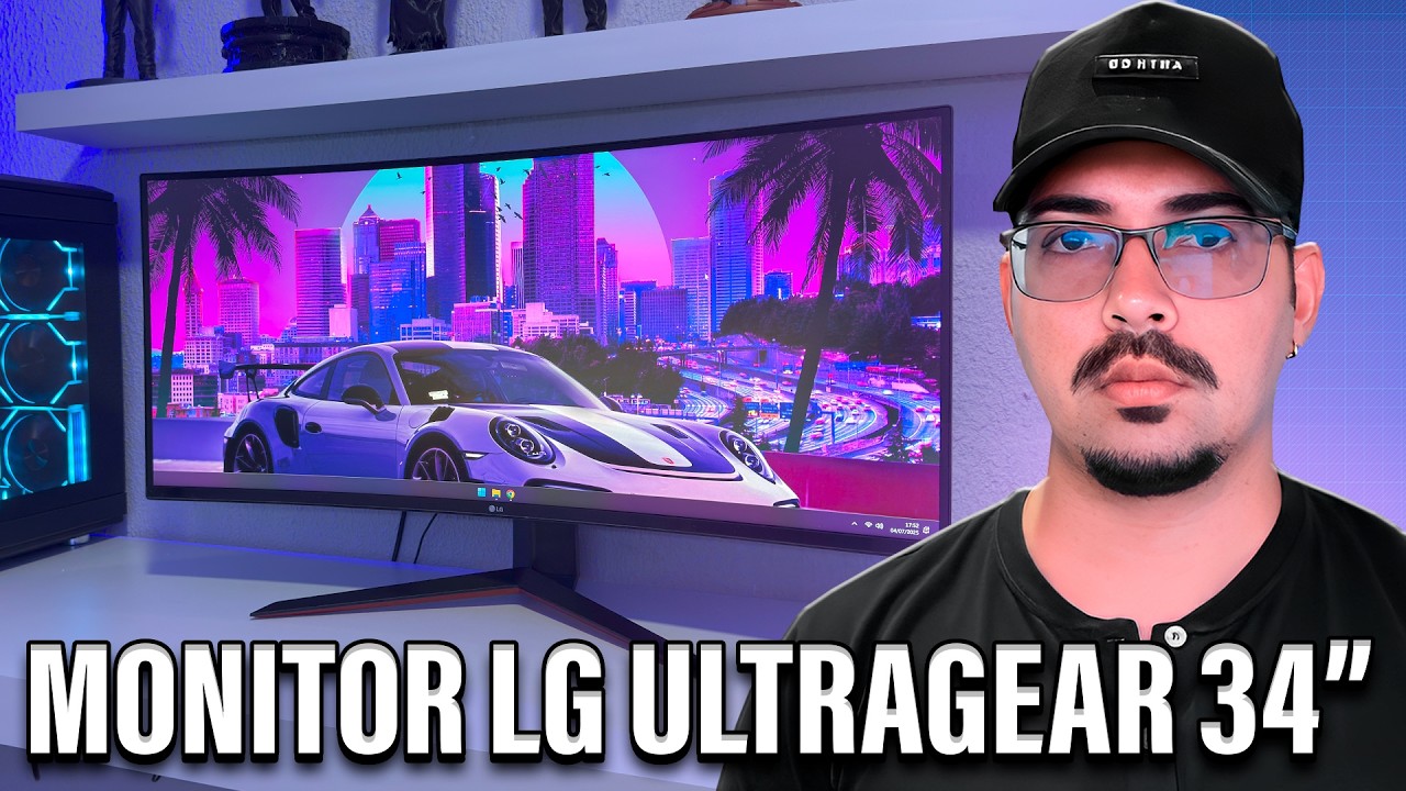 LG UltraGear 34' ⚡Você PRECISA Ver Este Monitor Gamer! é SIMPLESMENTE INCRÍVEL - 34GP63A-B