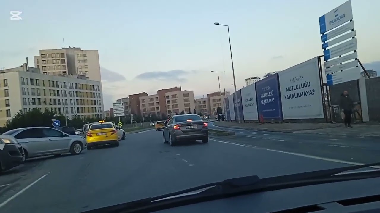 Başakşehir Direksiyon Sınav Alanı.               Yeni Güzergah