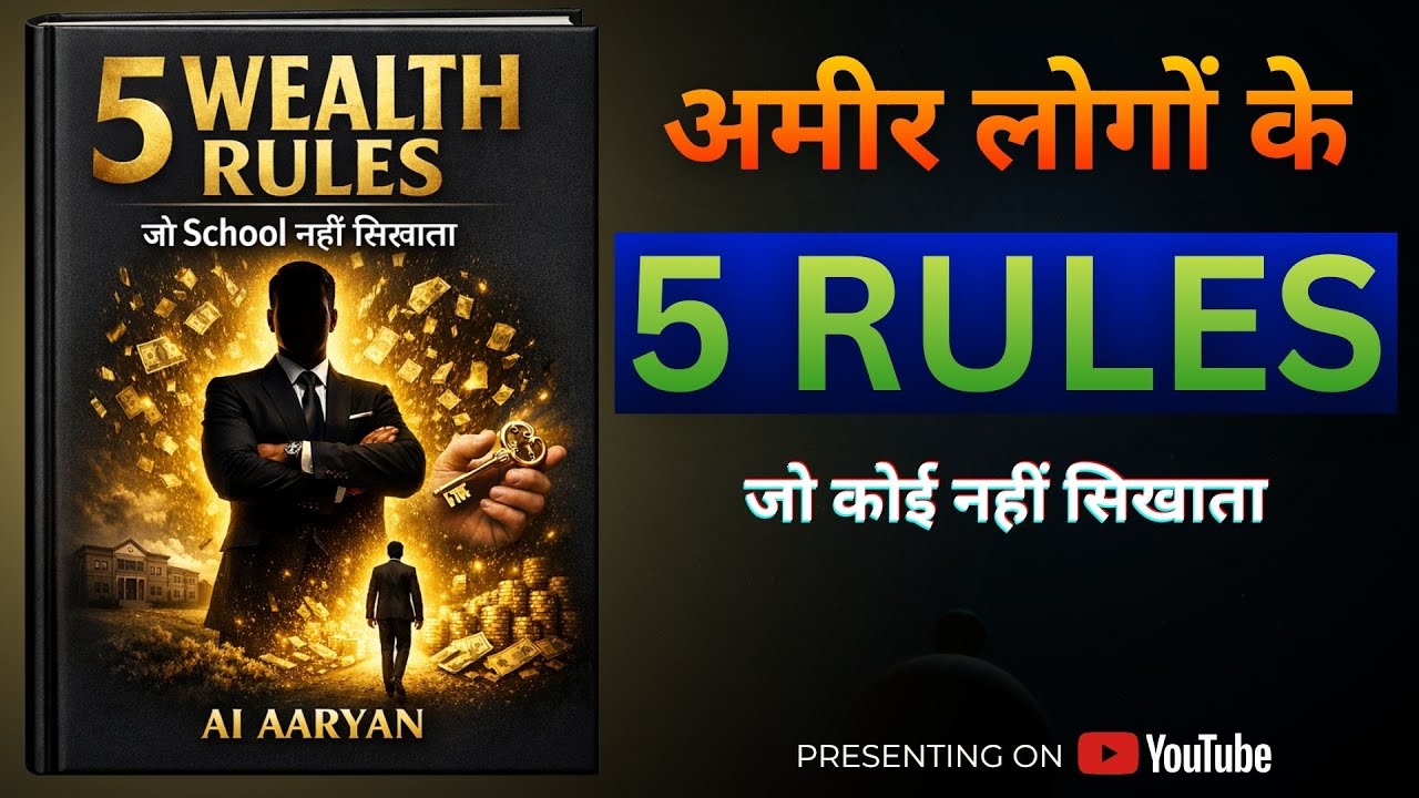 अमीर बनने के 5 Rules 🔥 | जो School नहीं सिखाता | Money Psychology Hindi