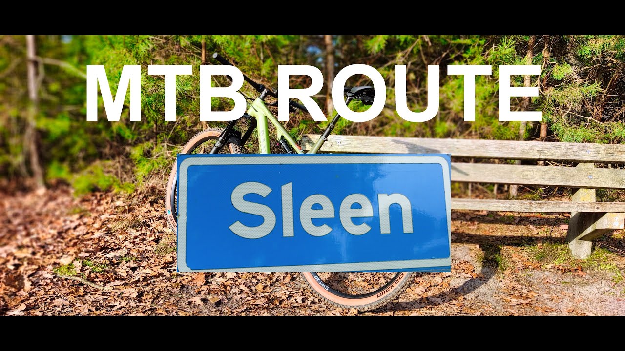 MTB route sleen, Canyon Neuron 6 2022 / 2023 with chill playlist