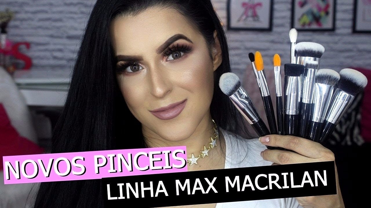 NOVOS PINCEIS LINHA MAX MACRILAN