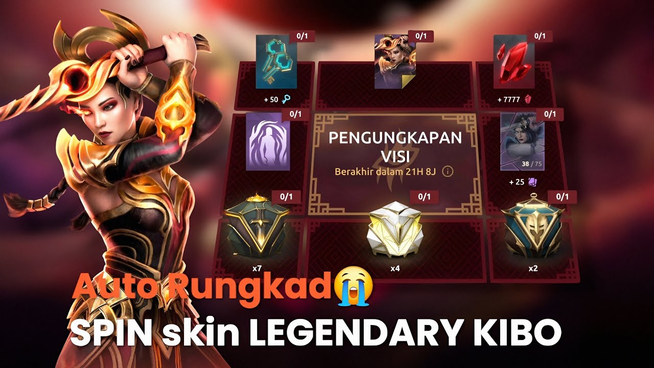 SPIN skin LEGENDARY KIBO AUTO RUNGKAD 😭😭 #sfa #shadowfight3 #shadowfight4 #shadowfightarena #sf4 