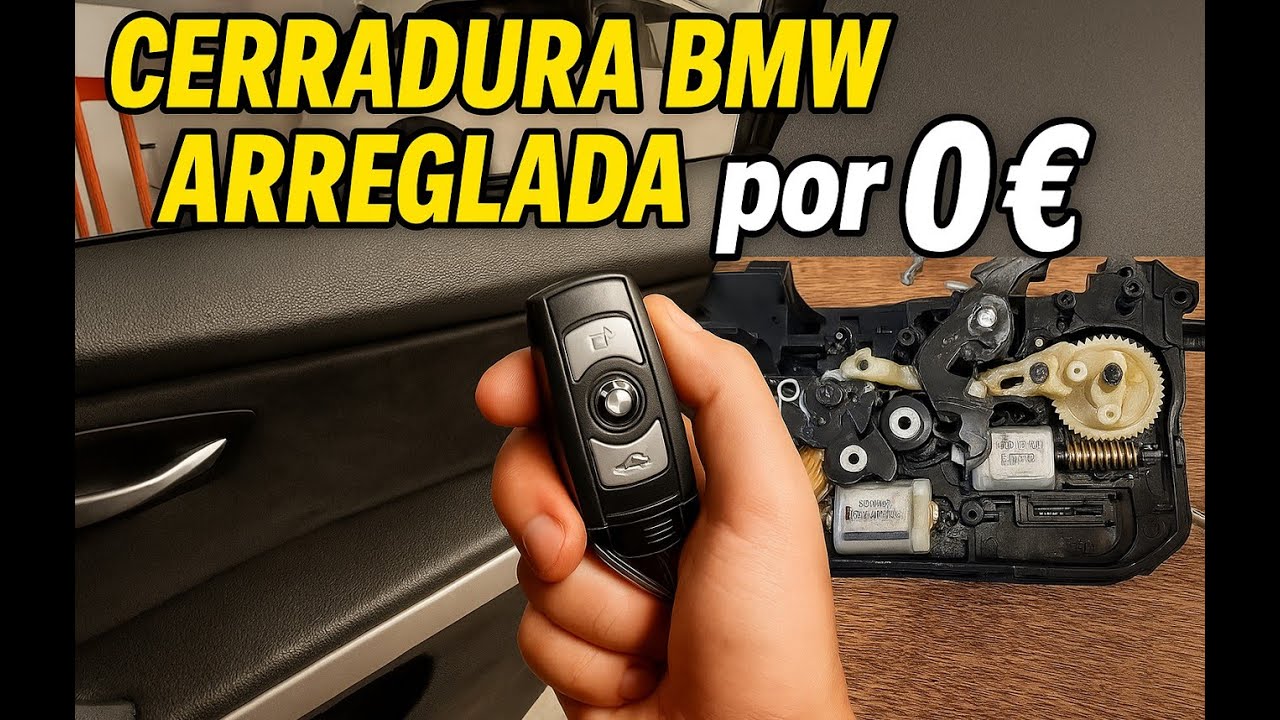 ¡CERRADURA BMW E90 ARREGLADA por 0€! – Tutorial paso a paso (sin cambiarla)