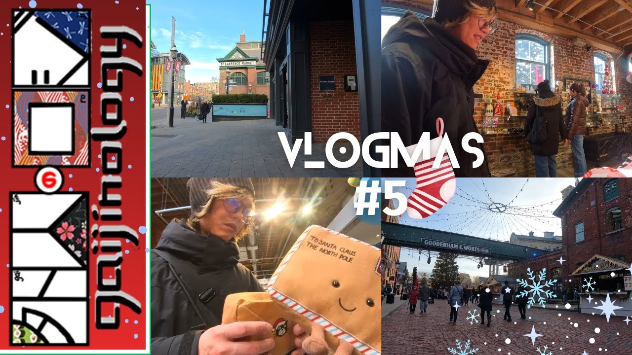 *Distillery District Winter Village VLOG! (1st Jellycat Shop & Giant Tree) 🎄🐻| Gaijin Vlogmas (#5)