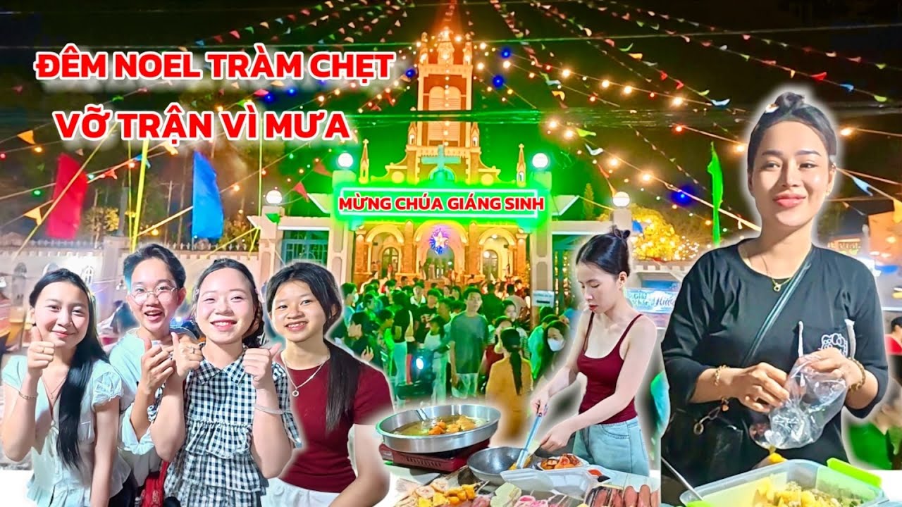 ĐÔNG KHỦNG KHIẾP! Giáng Sinh Tràm Chẹt – Mưa ẬP ĐẾN Khiến Ngàn Người Chạy Tán Loạn Trú Mưa!