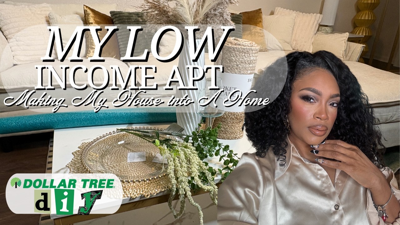 Жизнь в трущобном районе + самодельная центральная композиция из товаров из Dollar Tree + новый о...