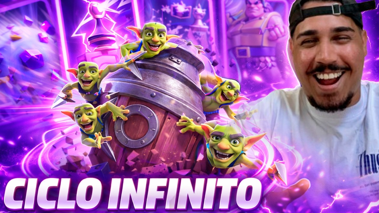 MELHOR DECK DE CICLO DE ESCAVADEIRA DO CLASH ROYALE!