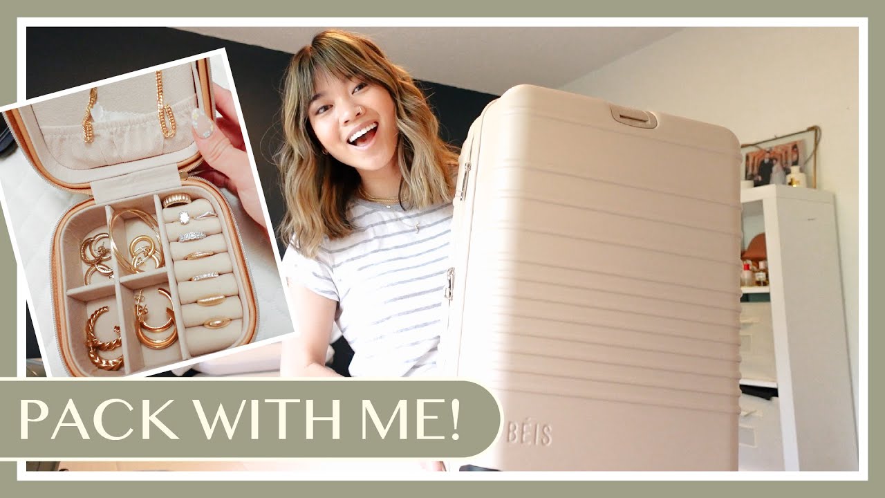 PACK WITH ME! What I pack for trips & how I keep everything organized while I travel ✨ BEIS Luggage
