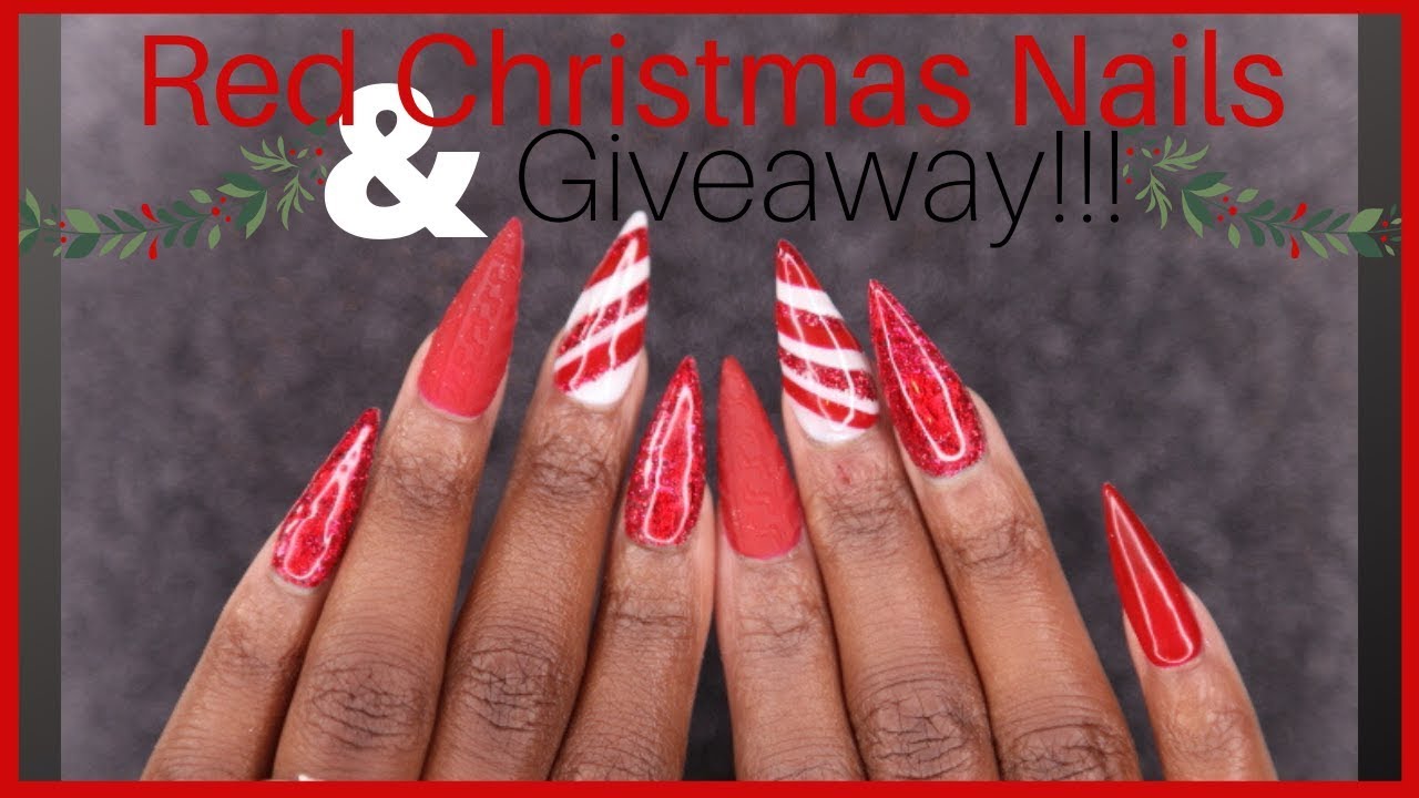 Red Christmas Nails & Giveaway!!! | Patrice Nailed It! ***Closed ***