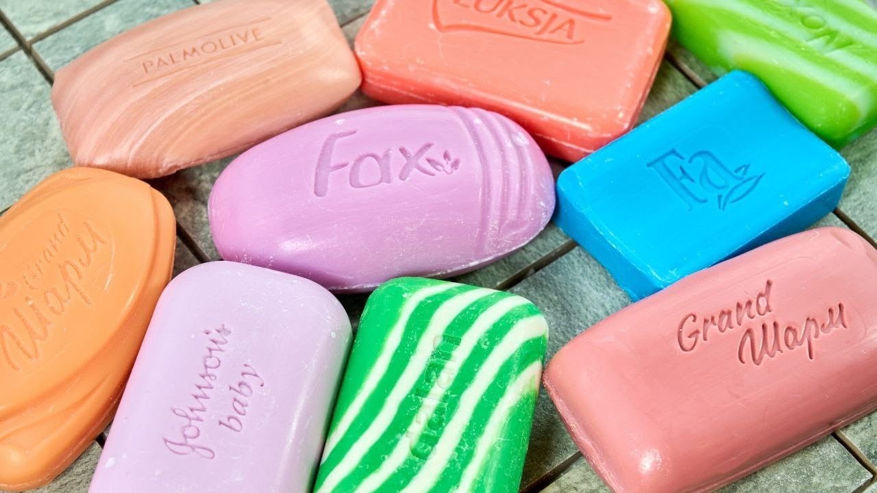 ASMR soap cutting/Soap Crushing/ Satisfying video |NO TALKING| Relaxing Video/ Резка сухого мыла/4К