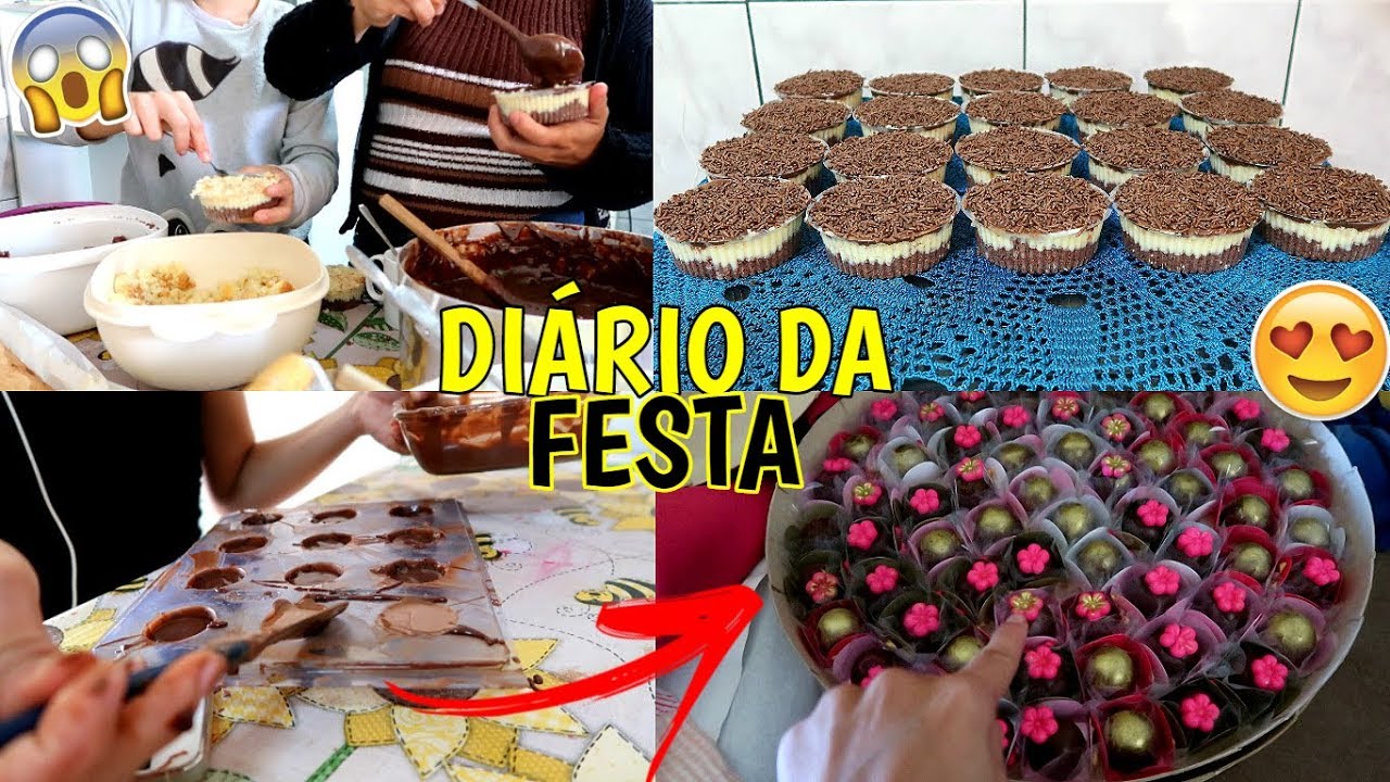 FAZENDO BOLO NO POTE E TRUFAS PARA MEU ANIVERSÁRIO ♥ - Bruna Paula #BRUTODODIA13