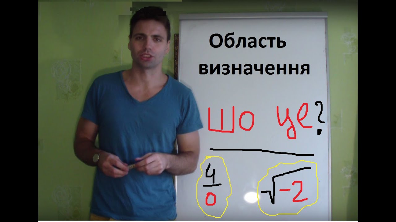 Область визначення функції. Що це?Як вирішувати