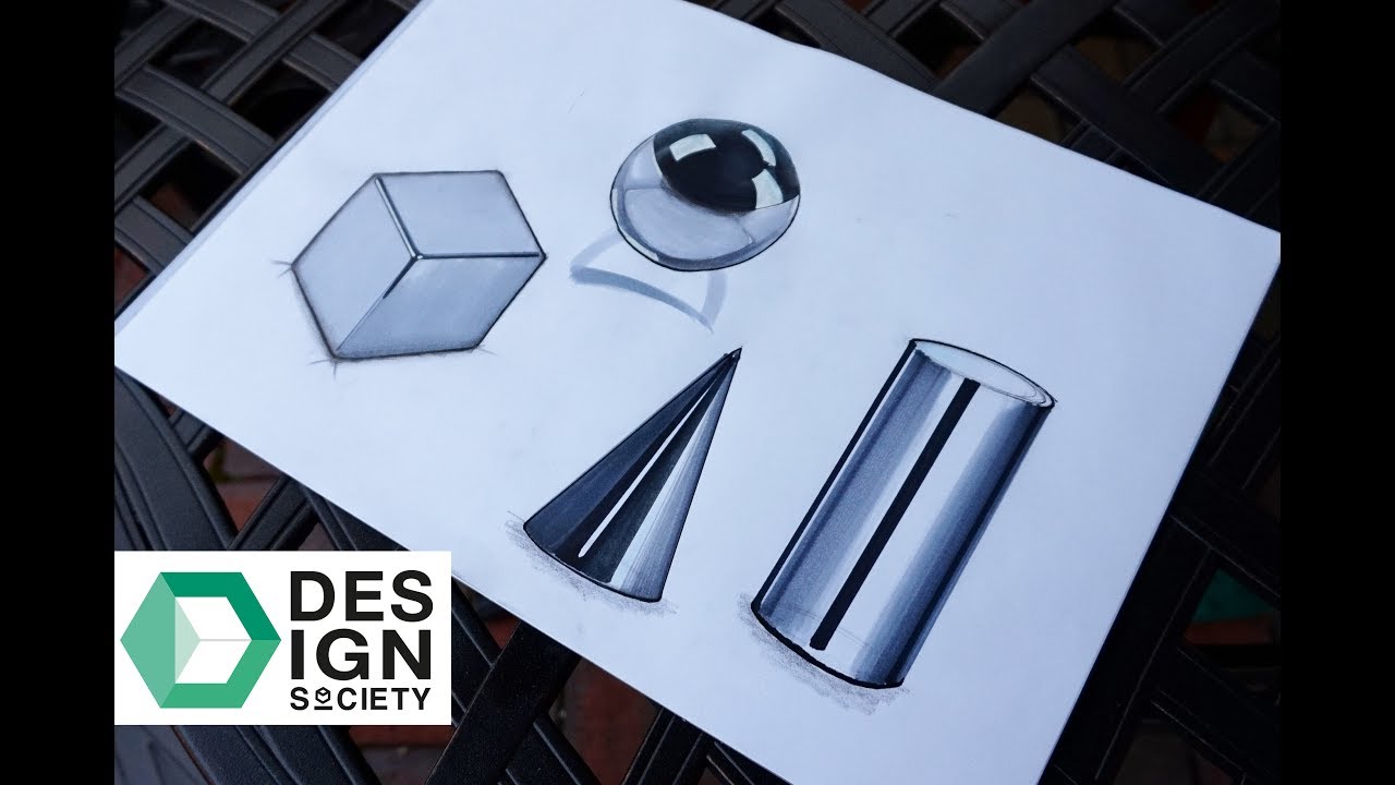 Chrome materials rendering