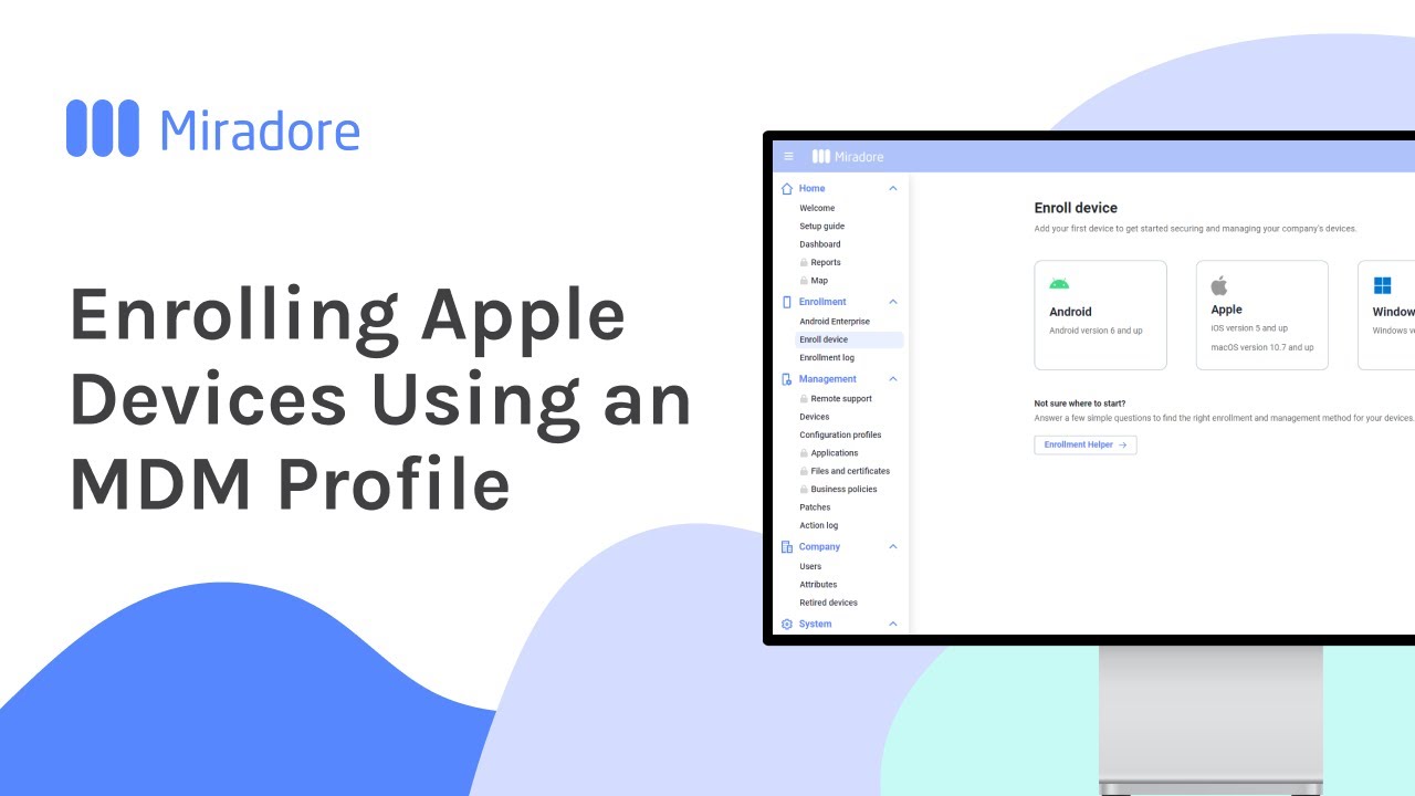 Enrolling Apple Devices Using an MDM Profile | Miradore MDM How-to Tutorials