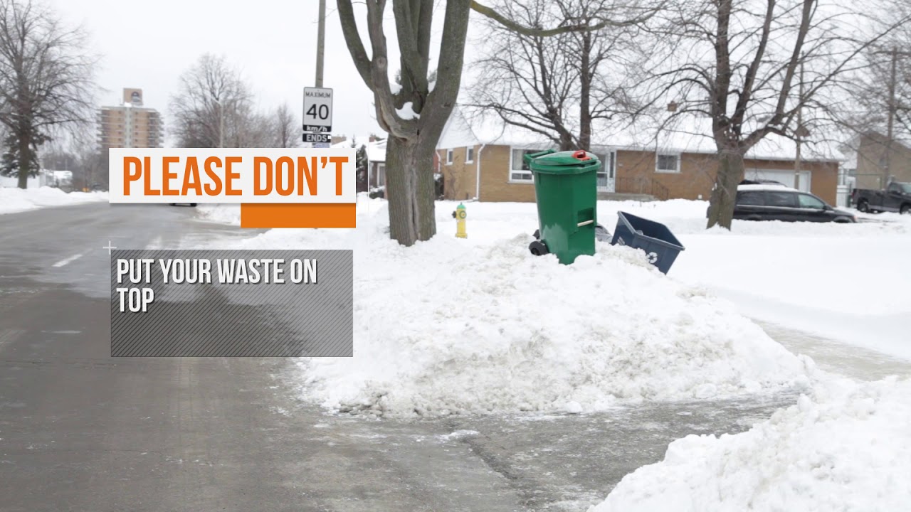 City of Kingston - Winter Waste Placement
