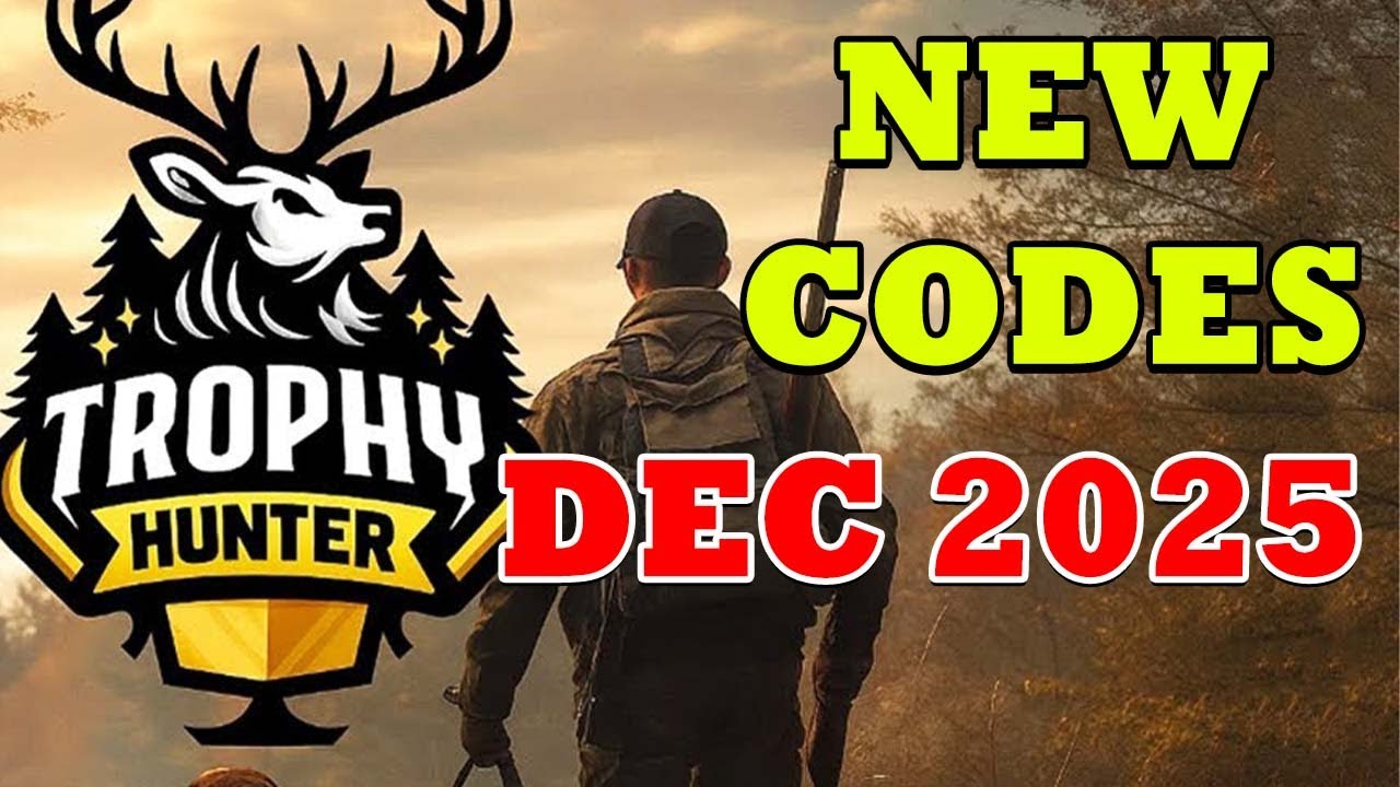 TROPHY HUNTER CODE 2025 - TROPHY HUNTER GIFT CODES - TROPHY HUNTER GAME