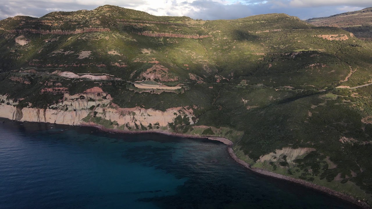 Strada panoramica Alghero Bosa 4K DJI Mavic Air 2