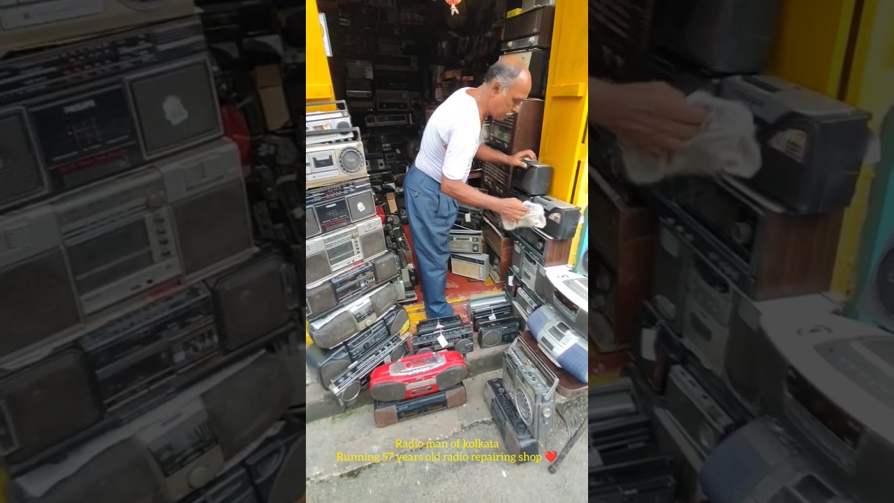 57 years old radio repairing shop ❤ 