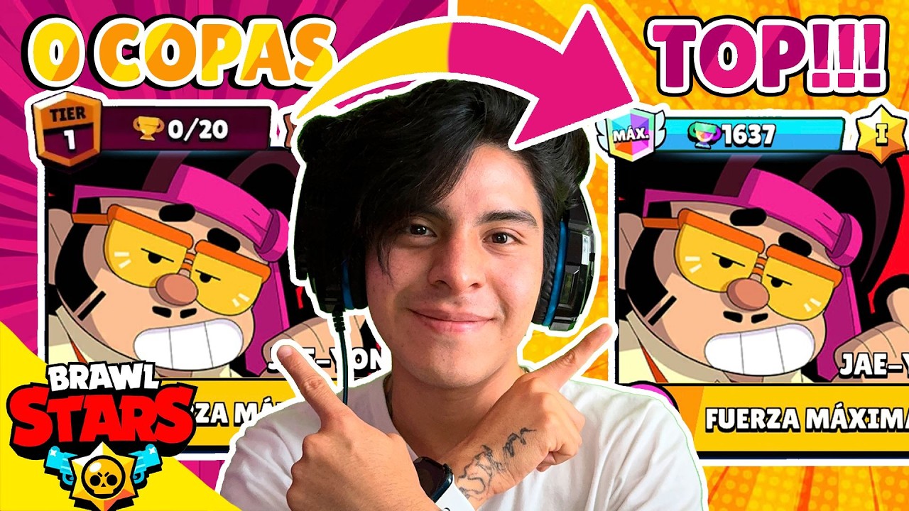 🎤🌟 &iexcl;&iexcl;JAE DESDE 0 COPAS HASTA EL TOP!! 🌟🎤 ByWilixs 🔵 #brawlstars #bywilixs #supercell