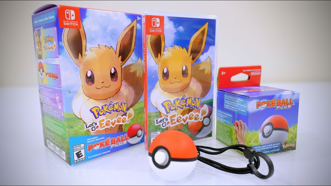 HANDS ON! Pokemon Let’s Go, Eevee! + Poke Ball Plus Pack