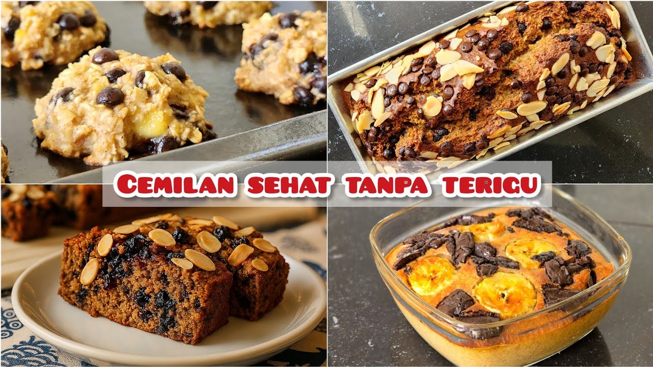 Cemilan sehat dari pisang dan oatmeal. Tanpa terigu, tanpa gula pasir, cocok buat cemilan diet