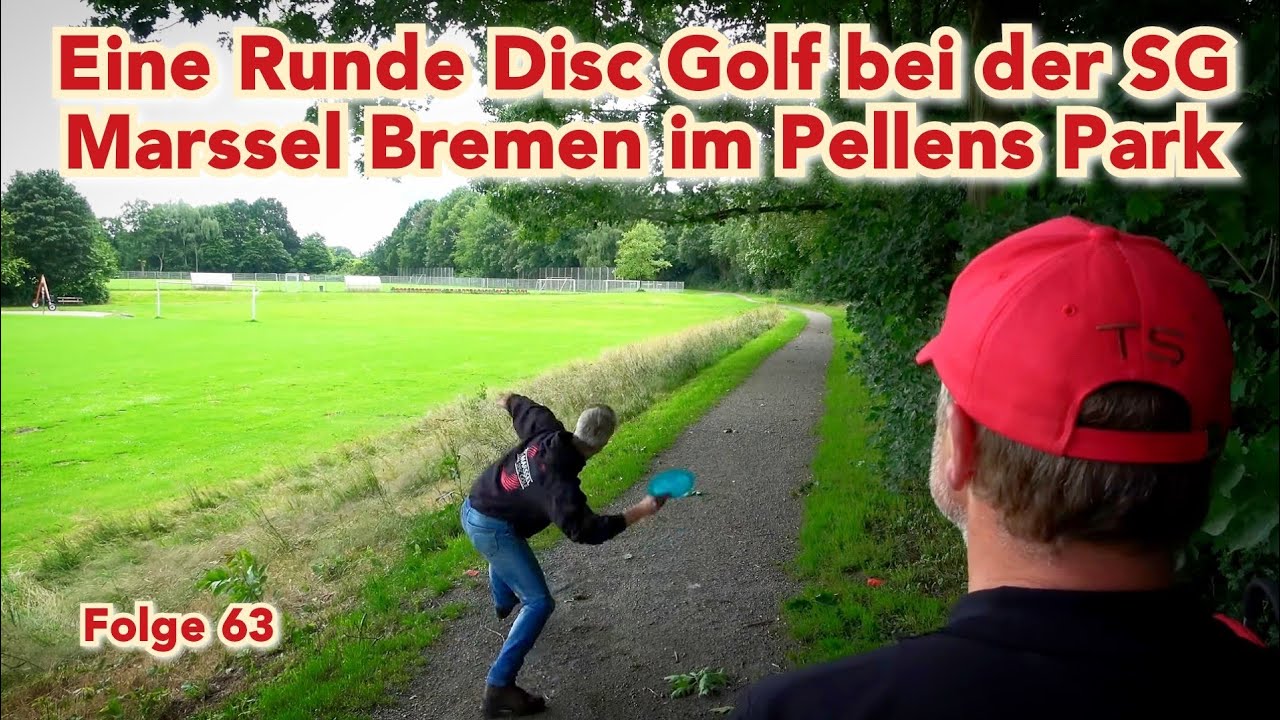 Eine Runde Disc Golf bei SG Marssel Bremen im Pellens Park #discgolf #bremen