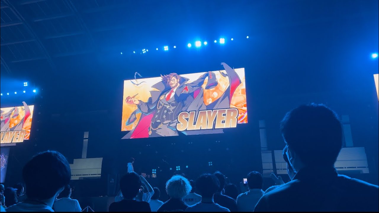 SLAYER | Guilty Gear Strive Reveal Trailer Crowd Reaction from EVO Japan 2024 #GGST