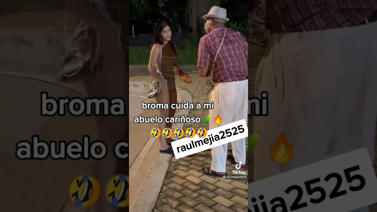 broma cuida a mi abuelo cariñoso