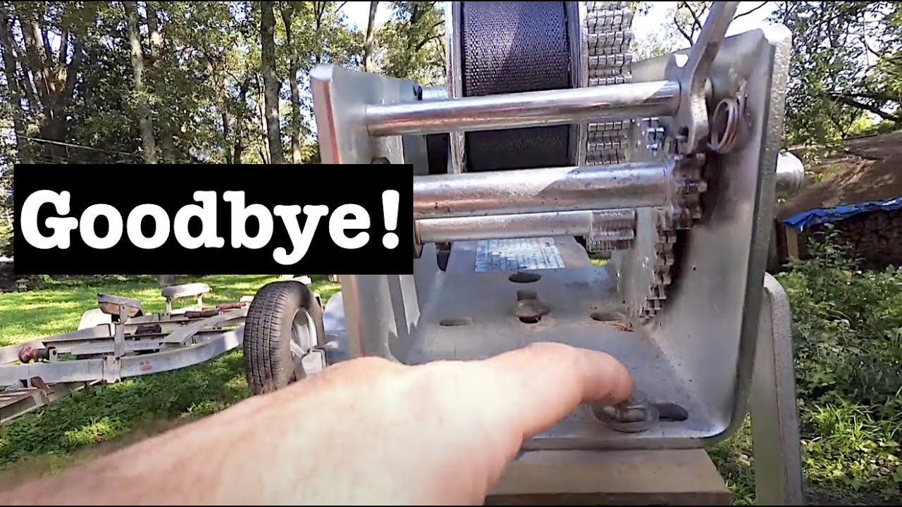 Boat Trailer Winch Installation. Boat winch replacement on my trailers.