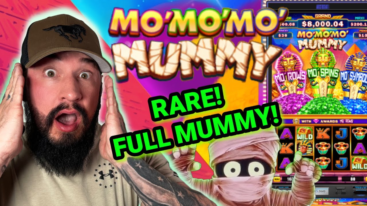 AMAZING Jackpot on MIN BET! 🥳 FULL SCREEN MUMMY! 😱 All New Mo' Mo' Mo' Mummy!