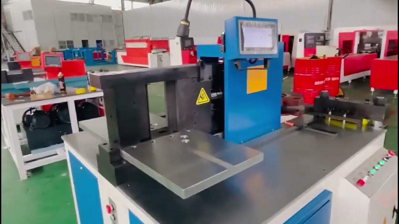 3 In 1 Siemens Hydraulic Busbar Processing Machine