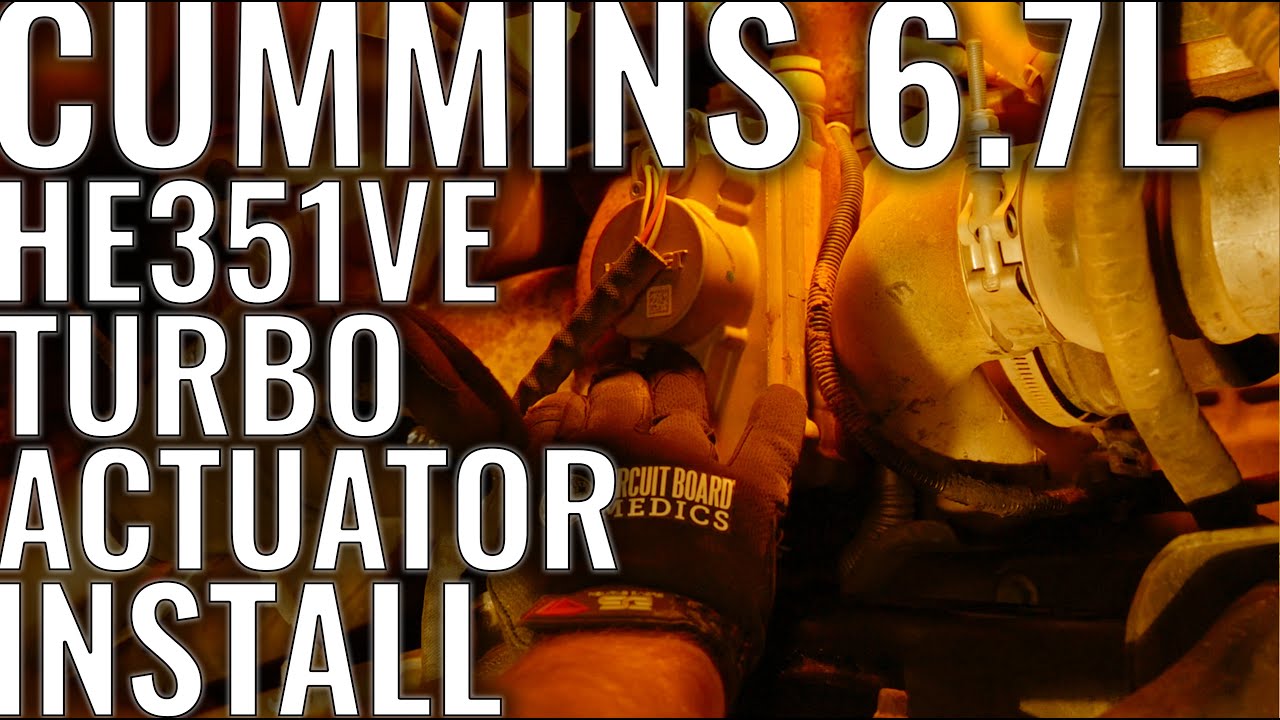 Cummins 6.7L HE351VE Turbo Actuator Removal & Installation (Ram 2007, 2008, 2009, 2010, 2011, 2012)