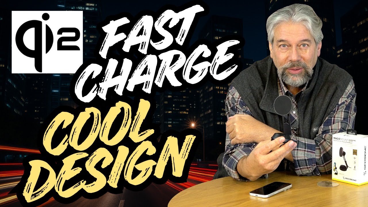 Симпатичный и функциональный: держатель для телефона Scosche MagicMount Charge Pro Qi2 — демонстр...