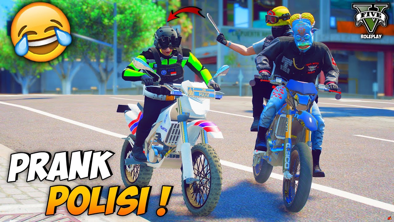 PERANGIN TRICKSTER , EMS , POLISI , SEMUA KITA PERANGIN ! (FUNNY MOMENTS) - GTA V ROLEPLAY INDONESIA