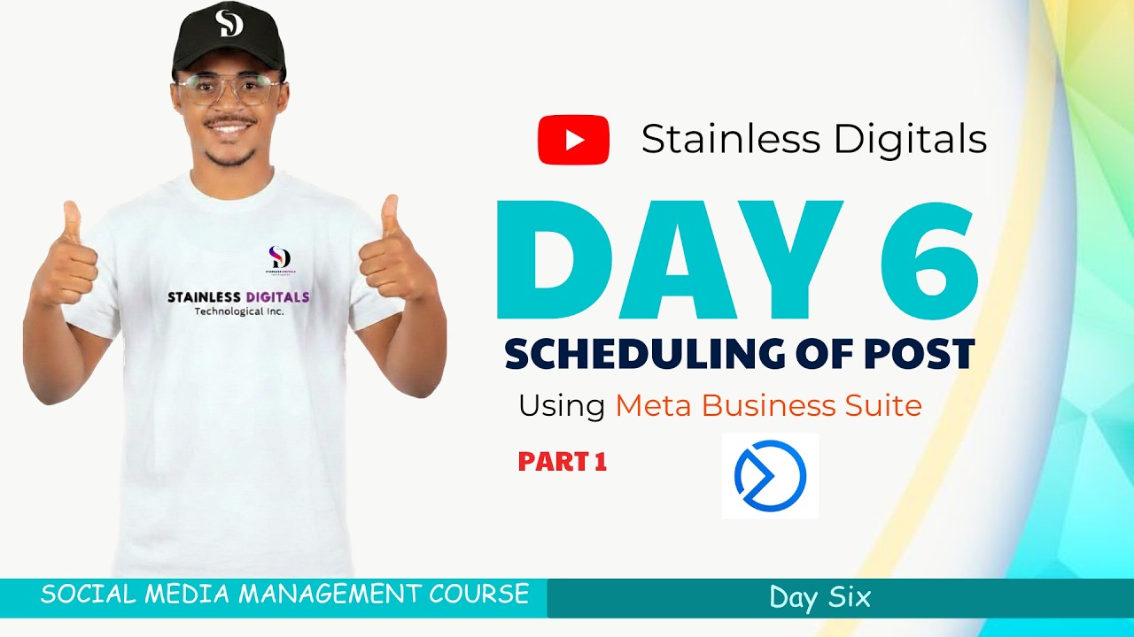 SMM Day 6 Part 1  || Stainless Digitals #SocialMediaManagement #ContentScheduling