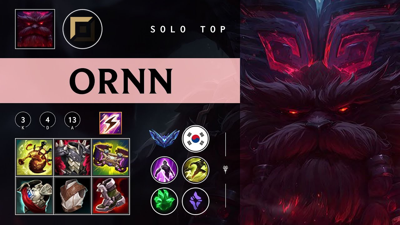 Ornn Top vs Fiora - KR Diamond Patch 26.02
