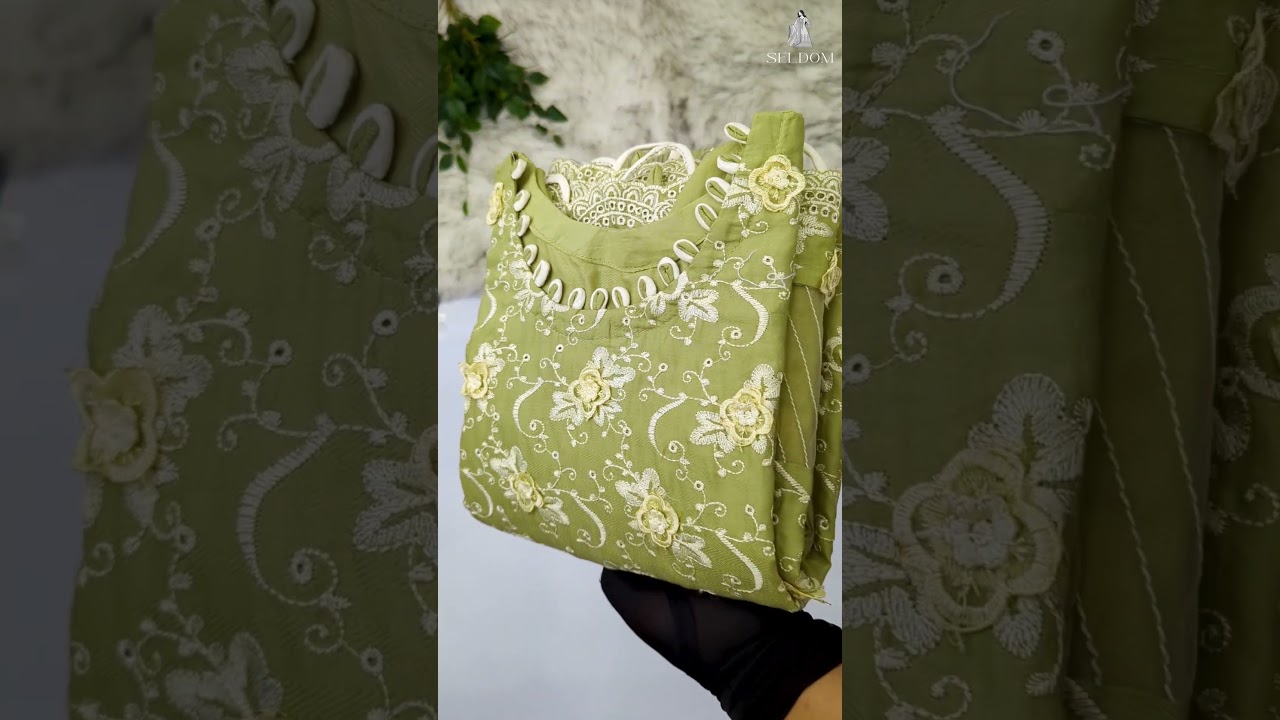 🌿 Mint Malhar &ndash; 3 Piece Dress | Seldom Fashion | #seldom #cottonfabric