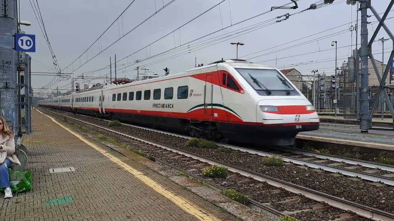 Treno a Milano Lambrate Etr 470 Frecciabianca 8619 da Milano Centrale a Roma Termini