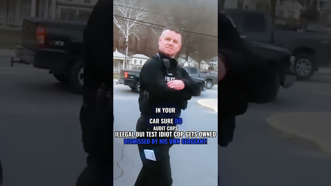 Illegal DUI Test Idiot Cop Gets OWNED & Dismissed #cops #copsowned #dismissed #1stamendmentaudits