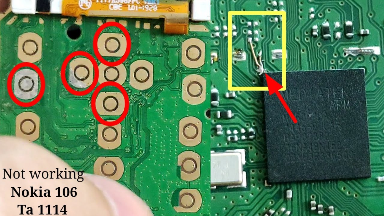 Nokia 106 ta 1114 Call, Lift, Up, Down Button Not Working Solution